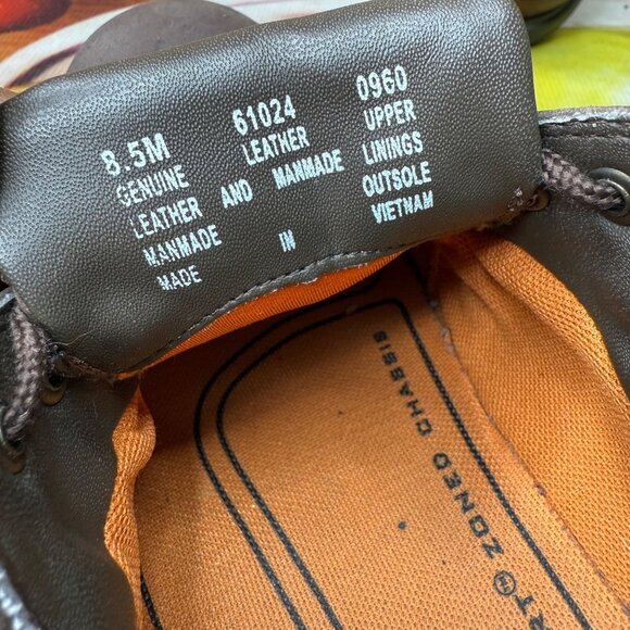 Timberland Mens Size 8.5M Brown Waterproof Leather Oxfords Low Top - Picture 5 of 8